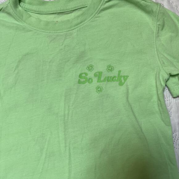 Cat & Jack Basketball Shamrock Graphic Tee Size 5 - Picture 5 of 6